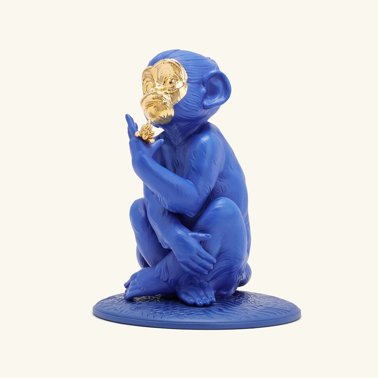 Little Monkey Sculpture Small Blue lladro little monkey sculpture small blue