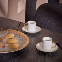 l objet neptune coffee cup   saucer white set of 6