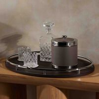 Circus Tray Oval Large Brown giobagnara circus tray oval large brown