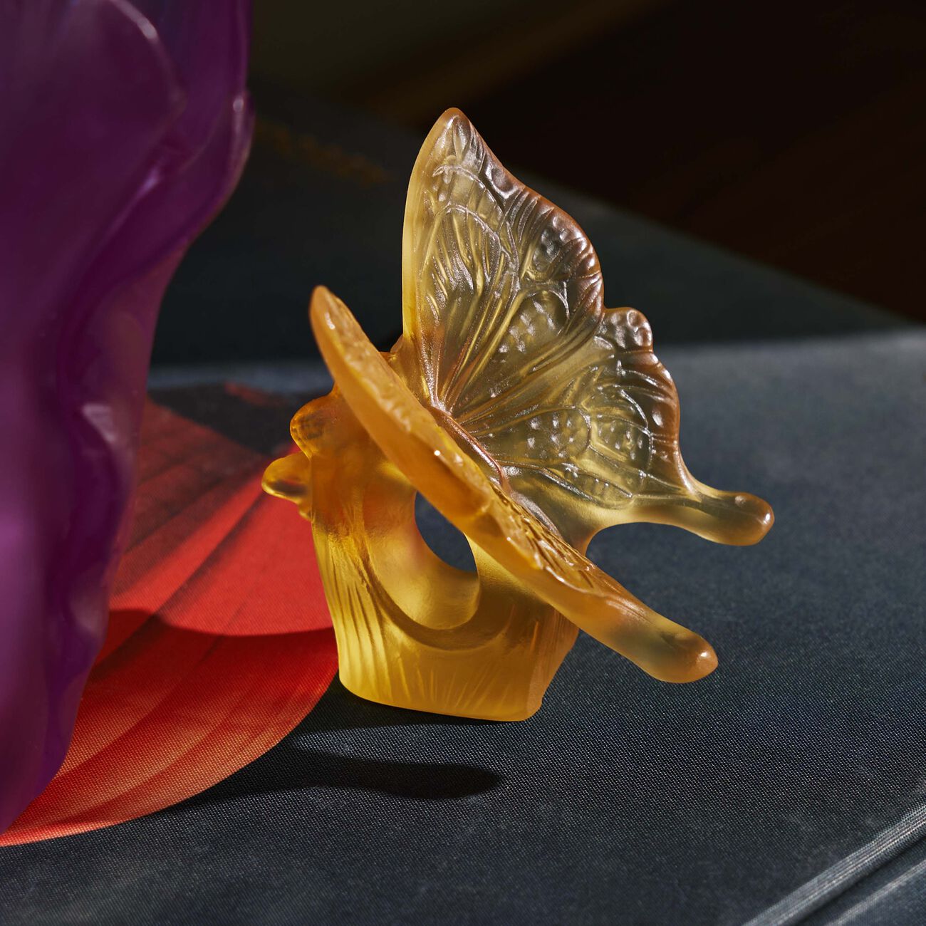 Butterfly Figurine Mini Yellow daum butterfly figurine mini yellow