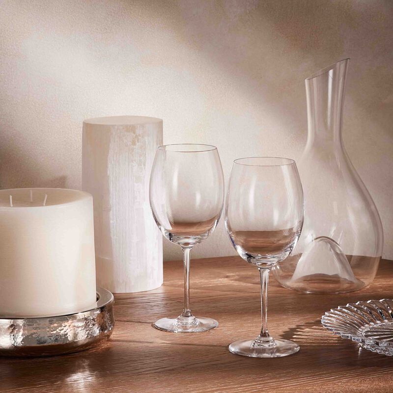 baccarat oenologie bordeaux wine glass clear set of 2