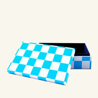 Checkerboard Box Blue jonathan adler checkerboard box blue