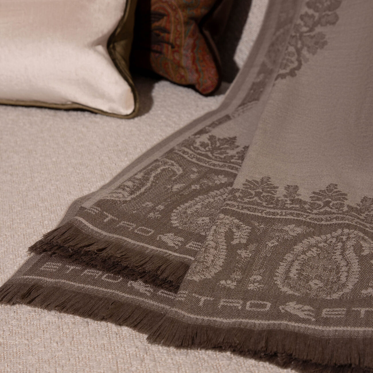 etro tagete throw brown