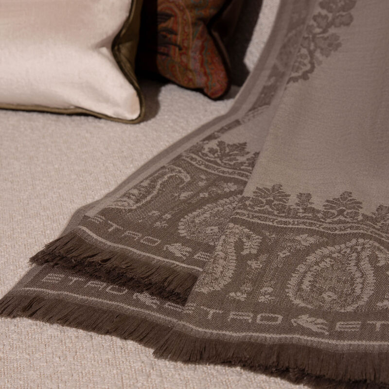 etro tagete throw brown