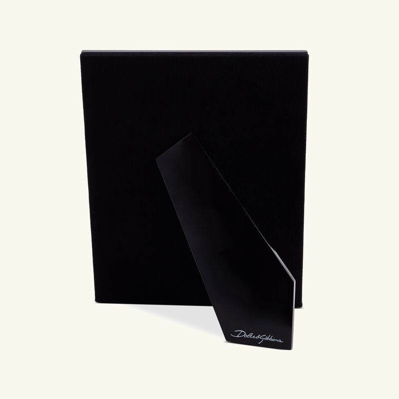 dolce gabbana casa leopard wooden picture frame brown 17x22cm