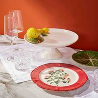 Sultan Garden Dinner Plate Round Red les ottomans sultan garden dinner plate round red