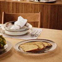 Divine Serving Platter Oval Silver 33cm bernardaud divine serving platter oval silver 33cm