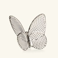 باكارا منحوتة فراشة لاكي بحجم صغير شفافة