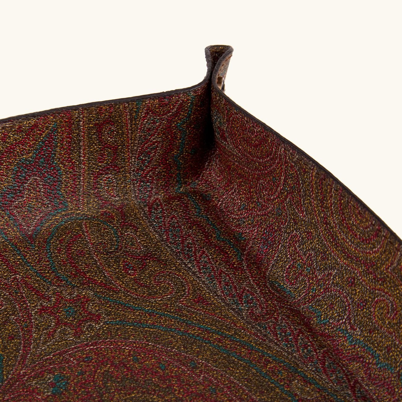 etro arnica decorative tray square brown 25cm