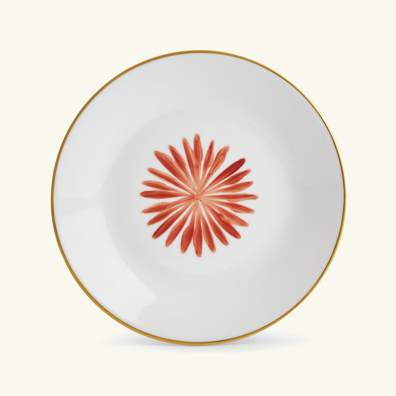 Allée De Cyprès Bread Plate Round Pink 15cm marie daage all e de cypr s bread plate round pink 15cm