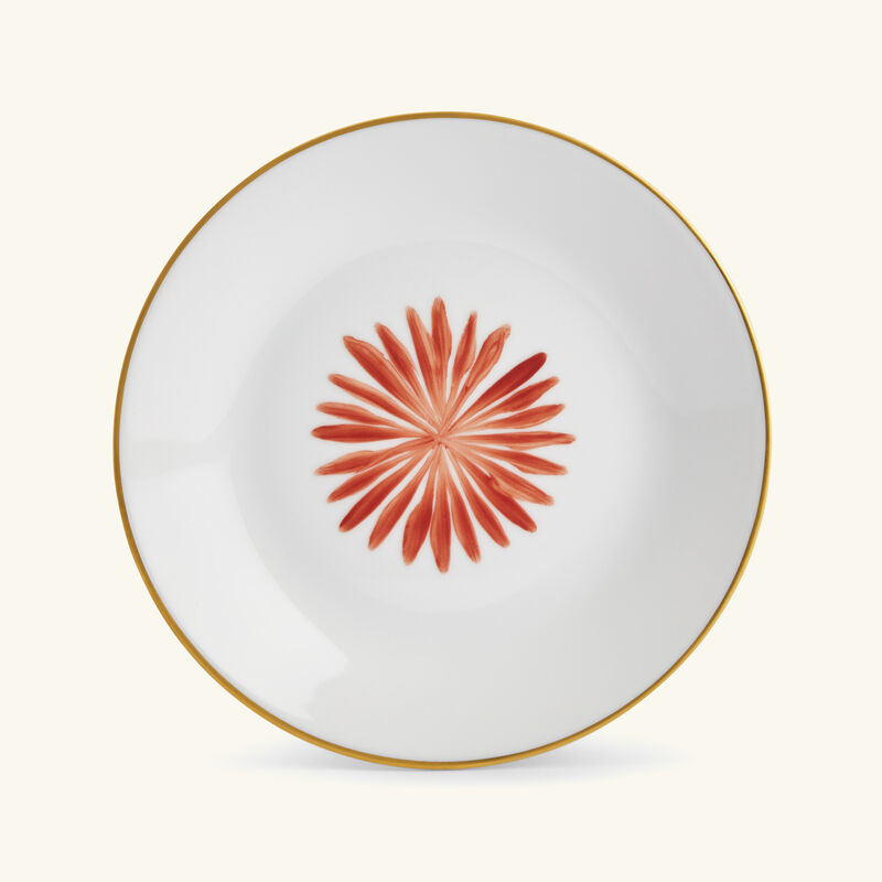 Allée De Cyprès Bread Plate Round Pink 15cm marie daage all e de cypr s bread plate round pink 15cm