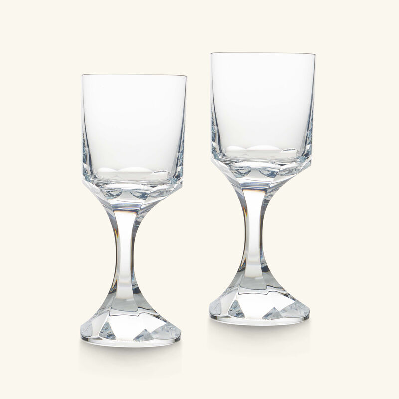 baccarat narcisse wine glass clear set of 2