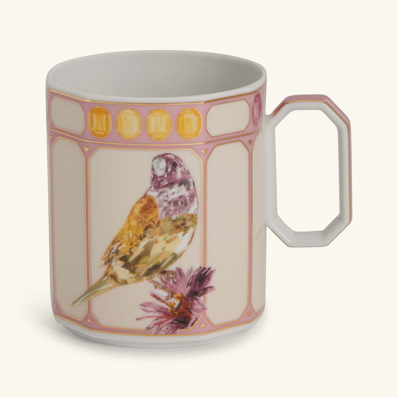 Idyllia Mug Finch Pink rosenthal idyllia mug finch pink