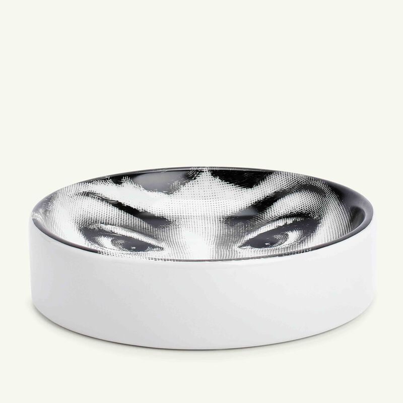fornasetti tema e variazioni ashtray round grey