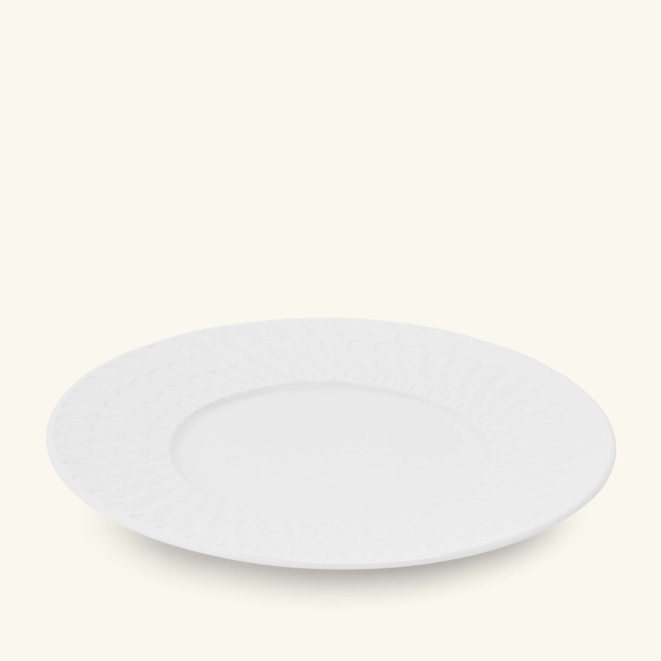 bernardaud twist blanc bread   butter plate round white 16cm