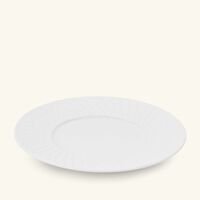 bernardaud twist blanc bread   butter plate round white 16cm