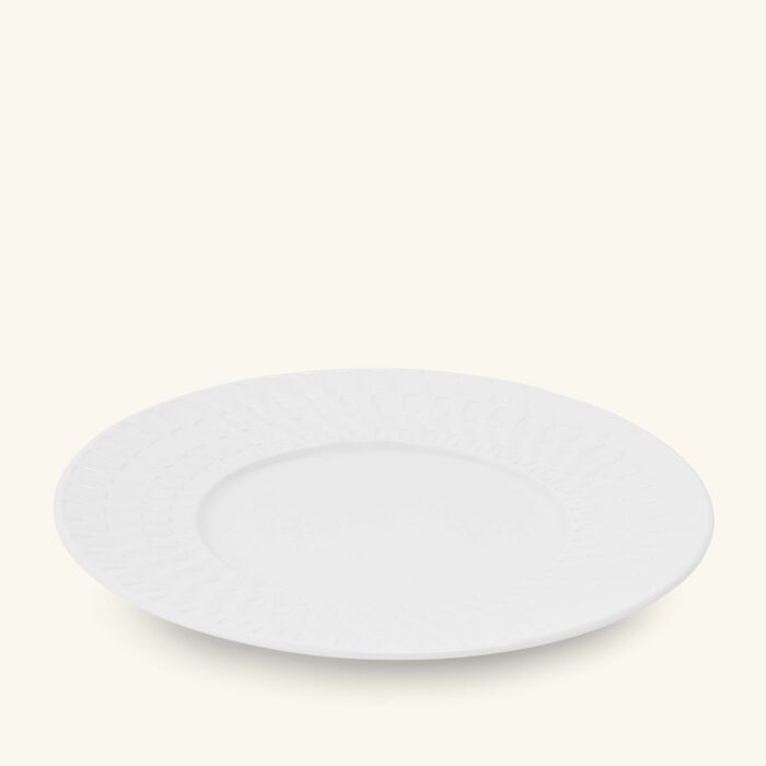 bernardaud twist blanc bread   butter plate round white 16cm