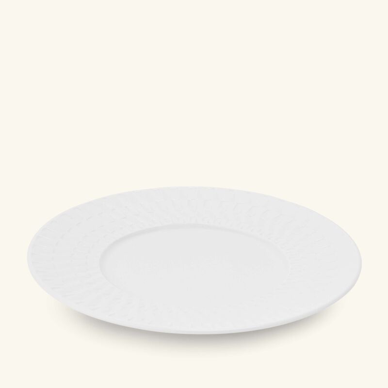 bernardaud twist blanc bread   butter plate round white 16cm