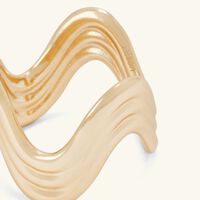 l objet ripple napkin rings gold set of 4