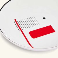 Oscar Soup Plate Round Red 19cm bernardaud oscar soup plate round red 19cm