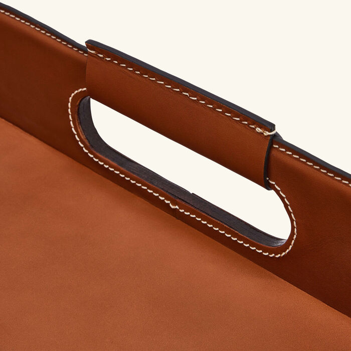 ralph lauren home wyatt serving tray rectangular extra large brown