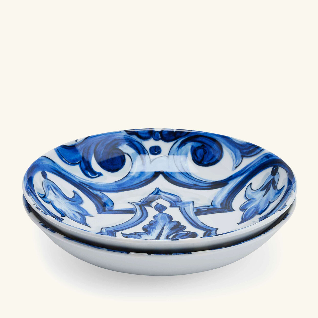 Blu Mediterraneo Soup Plate Round 20cm Set Of 2 dolce gabbana casa blu mediterraneo soup plate round 20cm set of 2