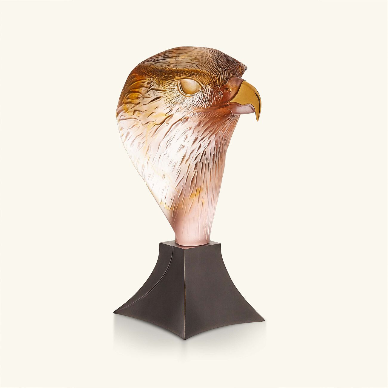 Falcon Head Sculpture Medium Brown Limited Edition daum falcon head sculpture medium brown limited edition