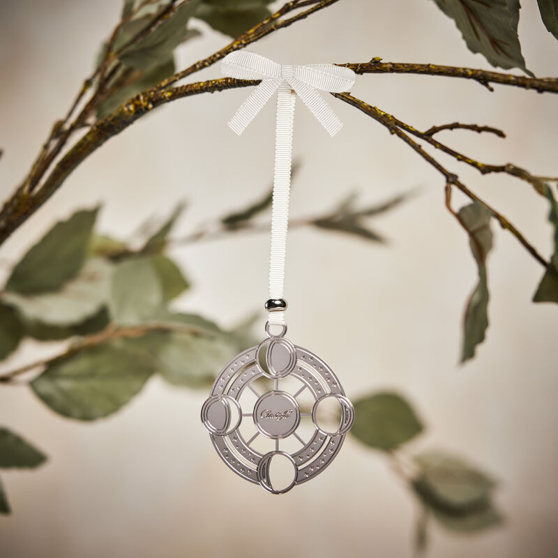 Rêve Cosmique Moon Phases Ornament no.2 Mini Silver Plated christofle r ve cosmique moon phases ornament no 2 mini silver plated
