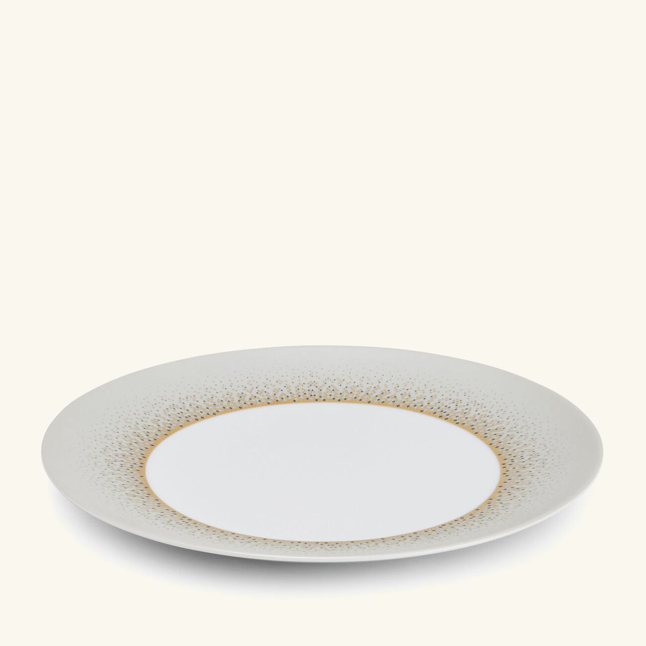 haviland souffle d or dinner plate round gold 28cm