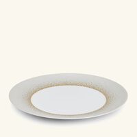 haviland souffle d or dinner plate round gold 28cm