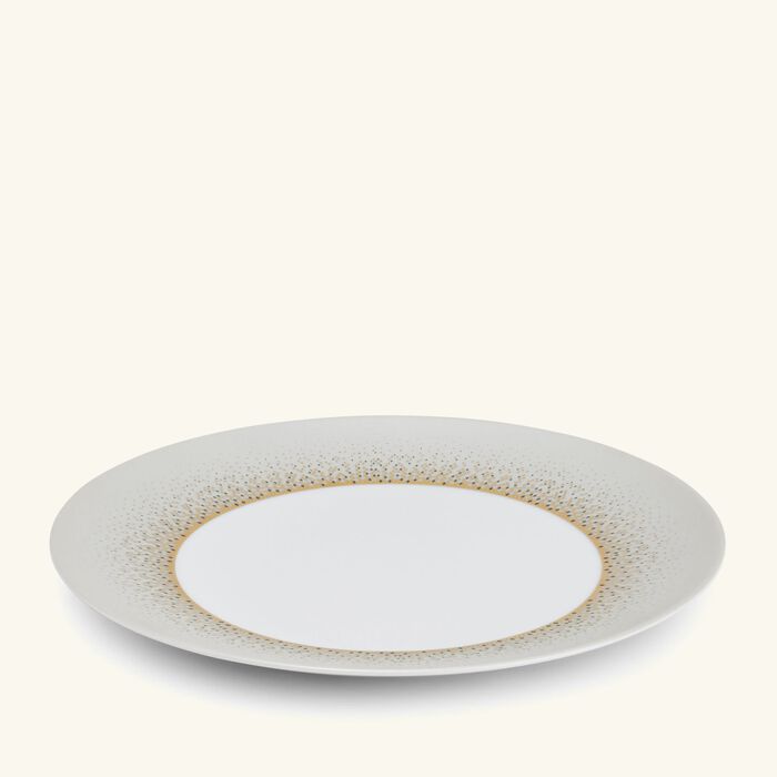 هافيلاند طبق الطعام سوفل دور دائري ذهبي 28 سم