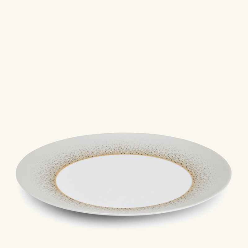 haviland souffle d or dinner plate round gold 28cm