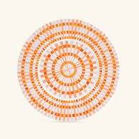 Terra Rosa Salad Plate Round Orange 21cm bernardaud terra rosa salad plate round orange 21cm