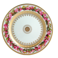 bernardaud botanique salad plate round pink 21cm