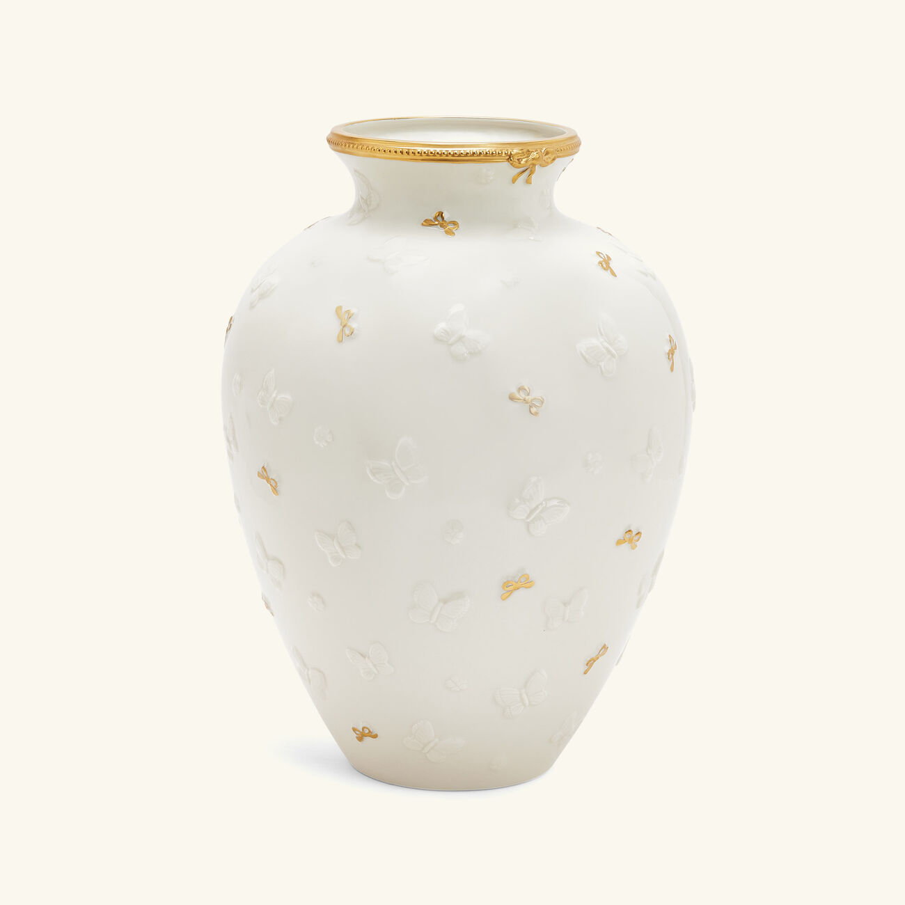 Butterfly Vase Medium White villari butterfly vase medium white