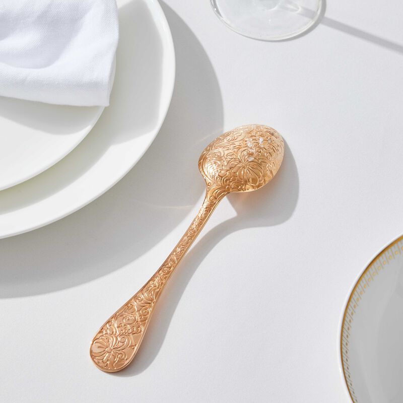 christofle jardin d eden soup spoon pink