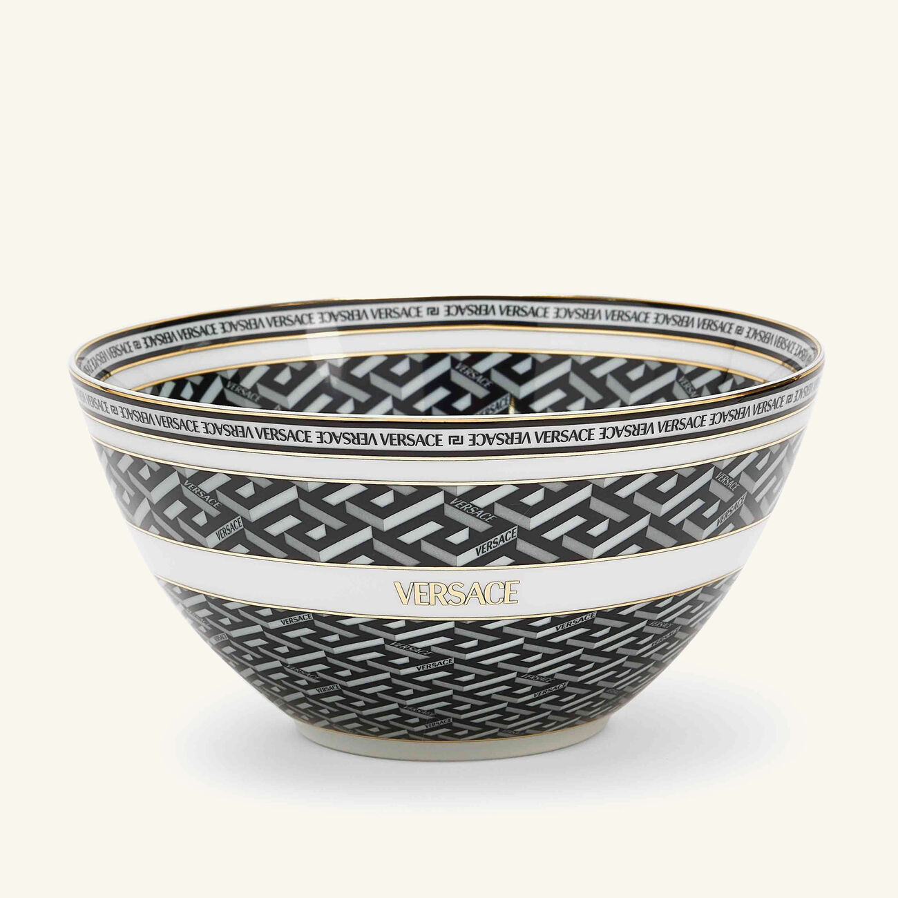 La Greca Signature Bowl 18cm versace la greca signature bowl 18cm