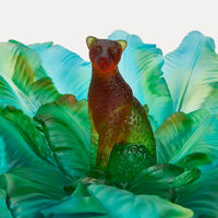 Leopard Tropical Voyage Centerpiece Blue daum leopard tropical voyage centerpiece blue