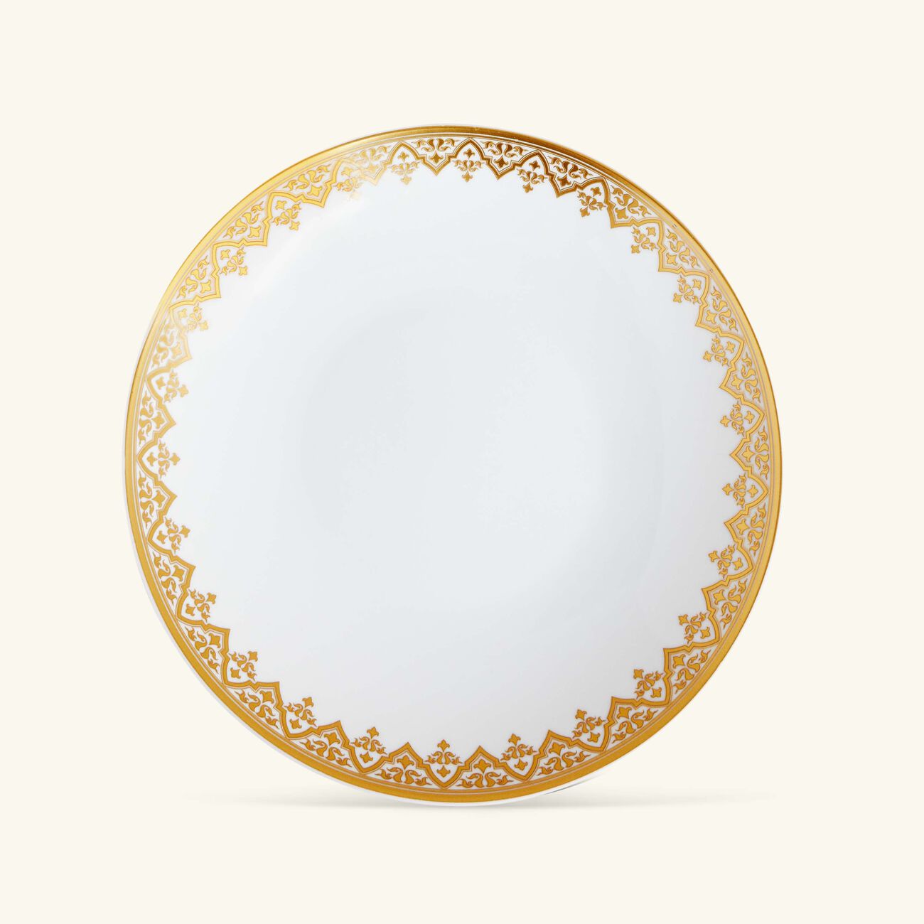 bernardaud venise deep dish round gold 29cm