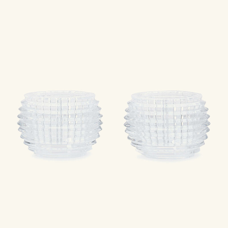 baccarat eye votive clear set of 2