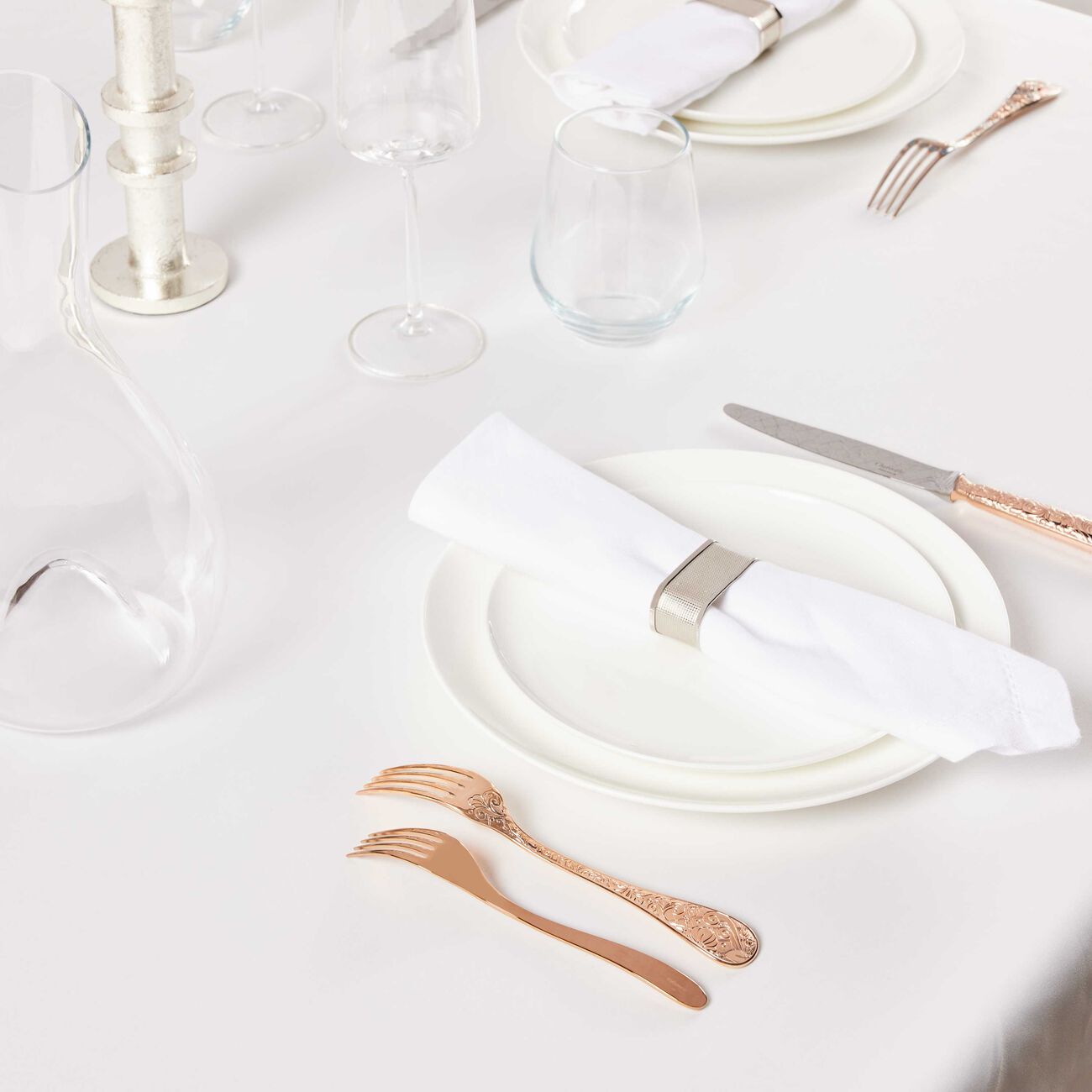 l ame de christofle dessert fork pink