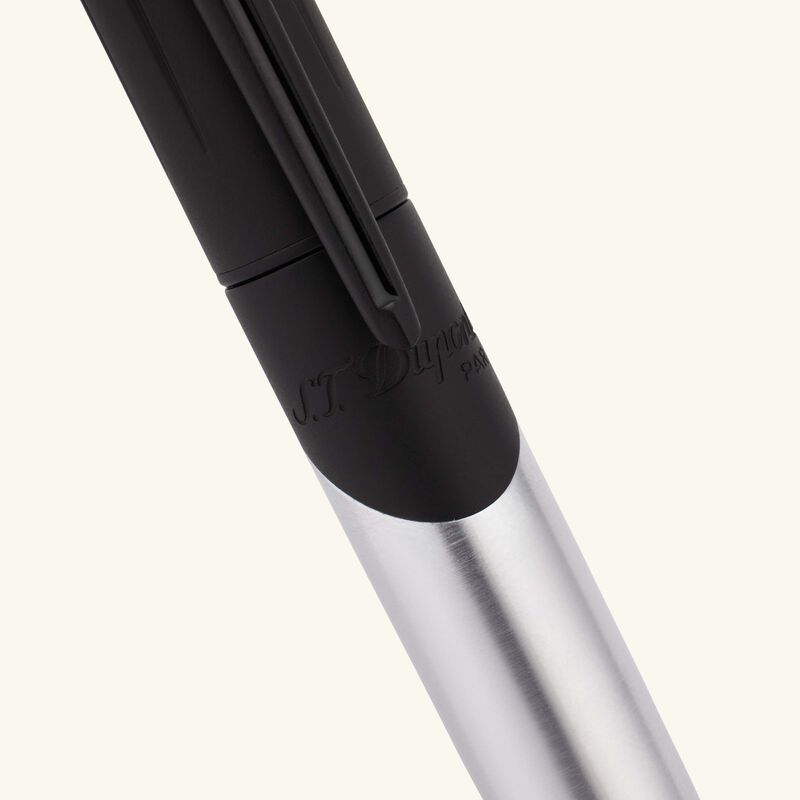 اس تي دوبون قلم حبر سائل  رولربول  ديفي ميلينيوم باللون الفضي