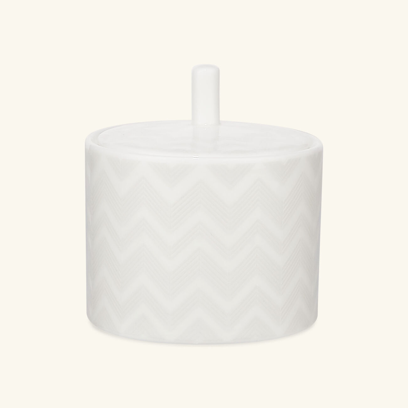 ZIG ZAG Sugar Pot White missoni home zig zag sugar pot white