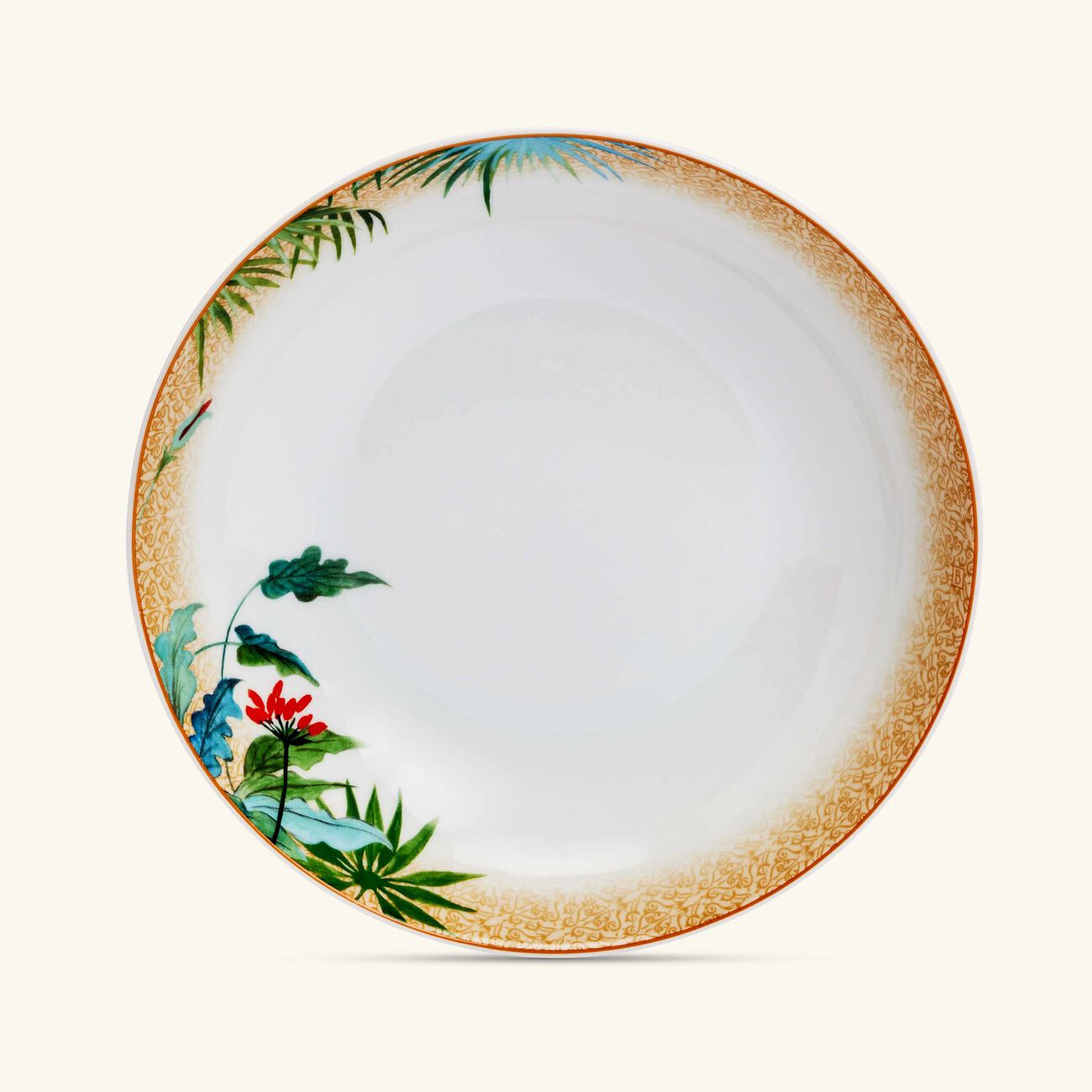 Tropiques Soup Plate Round Blue 19cm bernardaud tropiques soup plate round blue 19cm