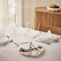 christofle gallia carnation server silver plated