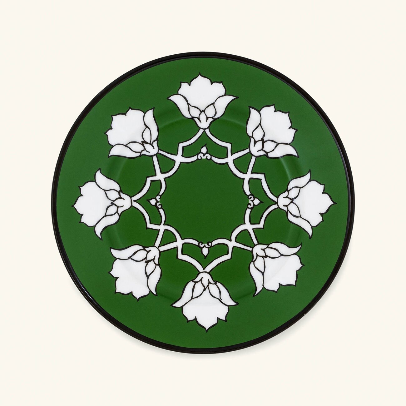 Jaipur Bread Plate Round Green 15cm pinto paris jaipur bread plate round green 15cm