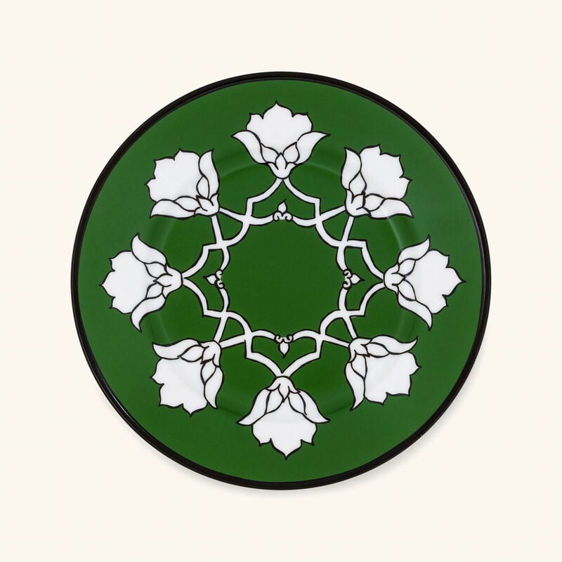 Jaipur Bread Plate Round Green 15cm pinto paris jaipur bread plate round green 15cm