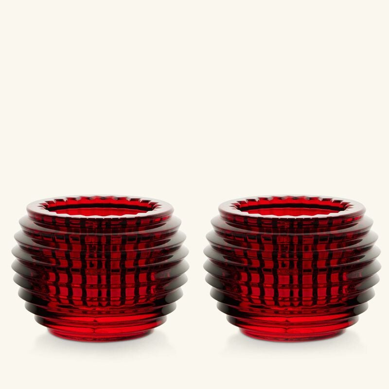 Eye Votive Red Set Of 2 baccarat eye votive red set of 2