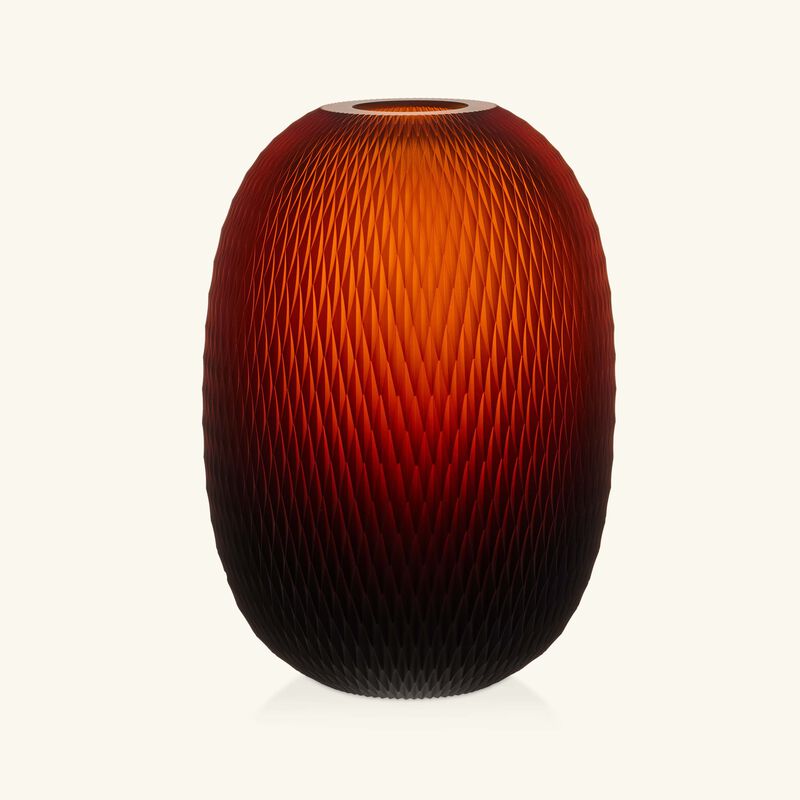 Metamorphosis Vase Round Large Amber ruckl metamorphosis vase round large amber