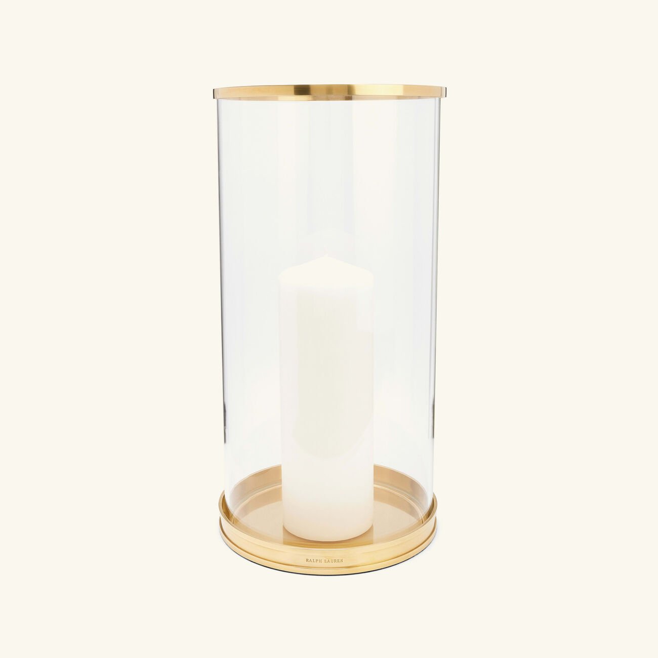 Modern Hurricane Candle Holder Large Gold ralph lauren home modern hurricane candle holder large gold